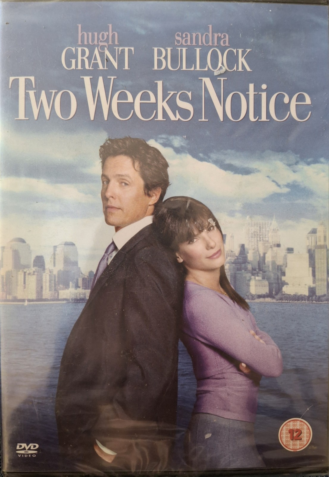 Two Weeks Notice DVD 2003 Hugh Grant/Sandra Bullock Brand New Sealed