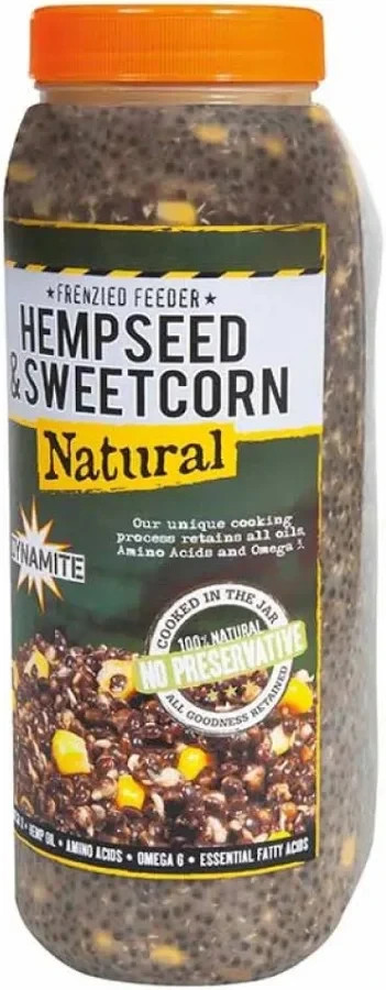 Dynamite Baits Frenzied Hempseed & Sweetcorn 2.5l Jar