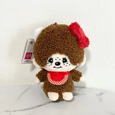 Monchhichi Hello Kitty X Mascot Keychain Sekiguchi Japan Character Goods