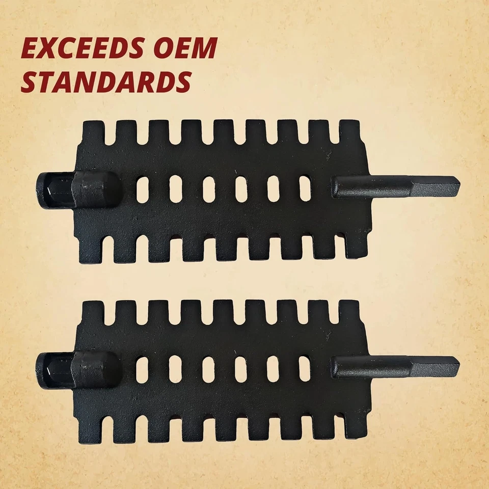 High-Efficiency Cast Iron Shaker Grate Set - Fits Multiple Stove Models (2-Pack) - Image 4 of 4