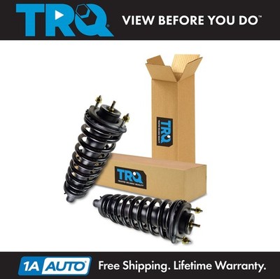 TRQ Quick Loaded Complete Shocks Strut Spring Assembly Front LH RH Pair Set 2pc
