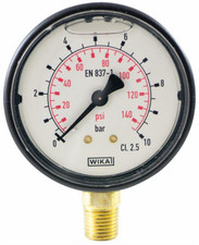 MANOMETRO CON GLICERINA 0-16 BAR ALTA PRESSIONE IRRORAZIONE MOTOPOMPA DISERBO