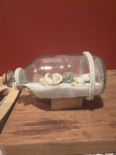 Scene in Bottle Beach Sea Shells Beach Life Glass Sealed with Cork SH2