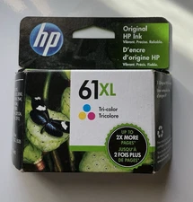 HP 61XL Tri-Color Ink Cartridge CH564WN  NEW EXP 07/2027