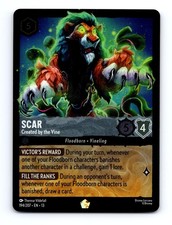 Scar - Created by the Vine 194/204 Attack of the Vine Lorcana Cold Foil NM