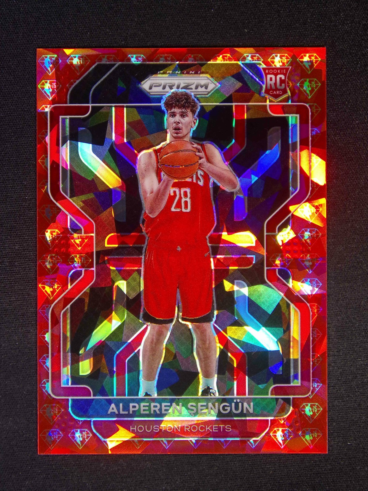 2021-22 Panini Prizm Alperen Sengun #318 RC Rookie Red NBA 75th Diamond /75