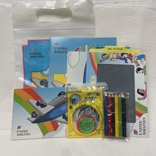 Vintage UNITED AIRLINES Flug Spa&szlig; Kinder Aktivit&auml;tenpaket