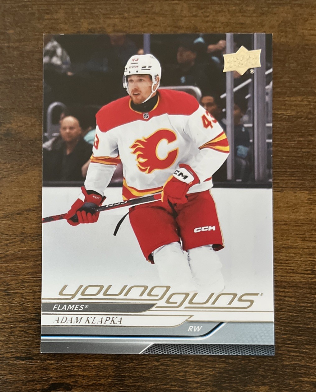 2024-25 Upper Deck Series 2 #460 Adam Klapka Young Guns Rookie Calgary Flames RC