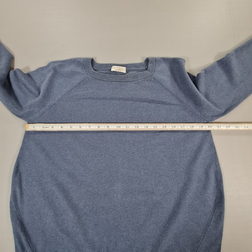 Jersey Brunello Cucinelli para mujer azul pequeño 100 % cachemir tejido suave - Imagen 5 de 12