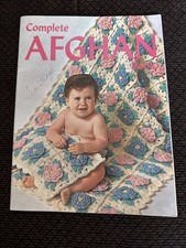 Vintage 1970 Complete Afghan Book / Magazine Knit and Crochet Patterns 51 Pages