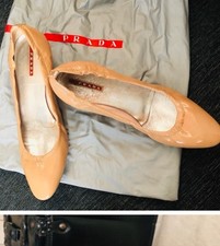 Prada Shoes Size 8 Woman And Narrow Hill 1 Inch