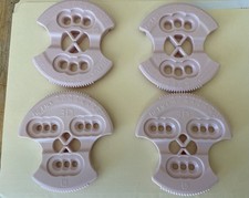 Fixations snowboard Burton 3D Reflex disques de montage roses