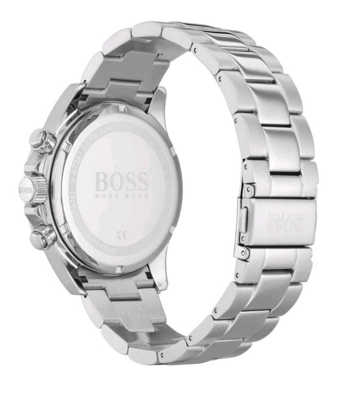 HUGO BOSS Chronograph Herren Uhr mit Edelstahlgehäuse   - Bild 4 von 4