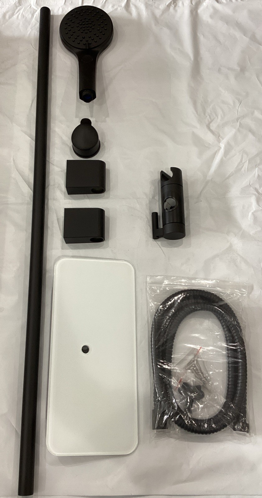 Jacuzzi Hand Shower Set W/Soap Dish Matte Black FX-HNDSHLF-MB G5