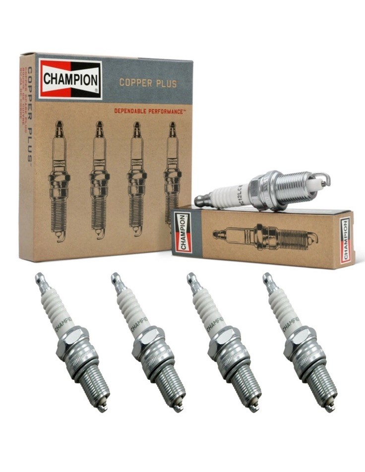 Champion 446 Copper Plus Spark Plugs REC12MCC4 - 12 Pack