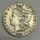 1881-CC Carson City Mint Morgan Silver Dollar Very Fine Details