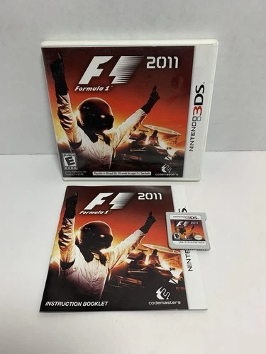 F1 Formula One 2011 (Nintendo 3DS, 2011) CIB Complete In Box - Tested & Works