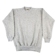 Ultra Fleece Sweatshirt Youth 14-16 Gray Fleece Crewneck Pullover Basic Solid