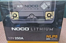 NEW SEALED NOCO NLP5 12 VOLT 250 AMP LITHIUM BATTERY 2Ah - 26Wh LiFePO4 FREESHIP