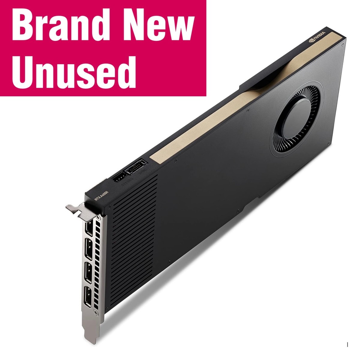 Nvidia RTX A4000 16GB GDDR6 Slim Single Slot GPU Ampere PG190 900