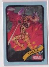 2025 Topps Chrome Marvel Refractor THENA No. 2!