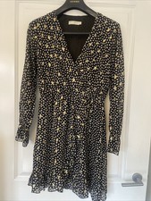 Flamant Rose Black, White & Gold Ladies Medium Evening Dress 