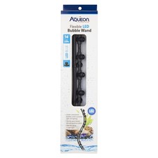 Fish Tank Aquarium Flexible LED Accent Light and Bubble Wand, Blue, 14 Inch