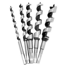 5pc INDUSTRIAL AUGER HEX WOOD DRILL DRILLS BITS SET