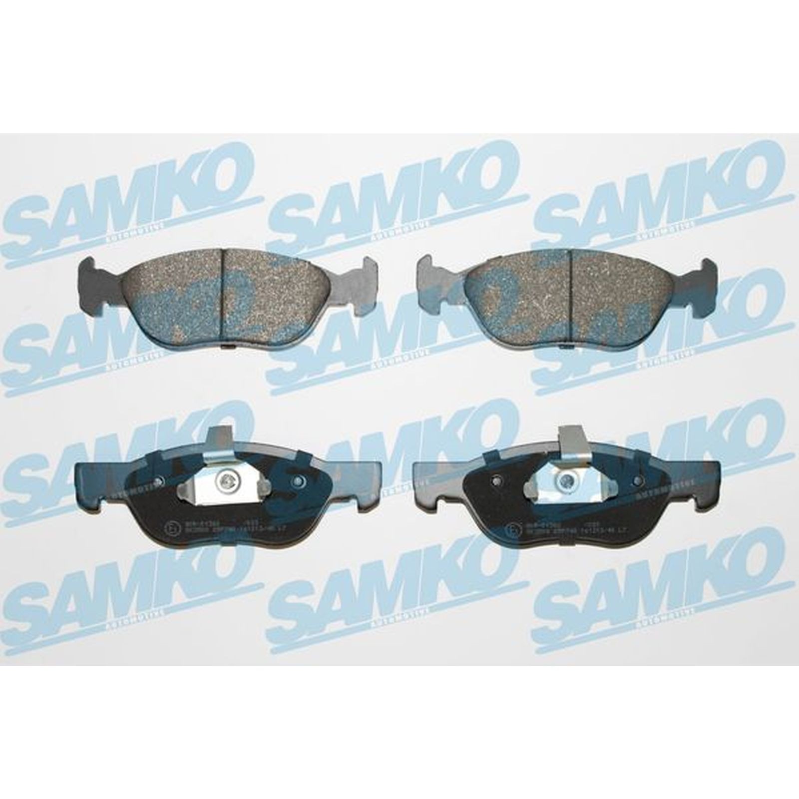 1x ORIGINAL® SAMKO Bremsbelagsatz, Scheibenbremse Vorne für Fiat GRANDE PUNTO