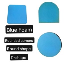 BLUE foam chair seat pads cushions replacement shape DIY crafting packaging box