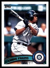 Chone Figgins 2011 Topps #468 Mariners MLB READ FREE SHIPPING AutographDen