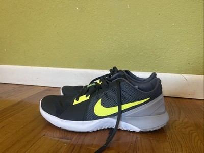 Nike Mens FS Lite Trainer 3 Black Green Gray Mesh 807113-003 Sz 8 EUC