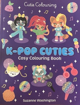 K-pop Cuties Colouring Book Suzanne Washington Scholastic New