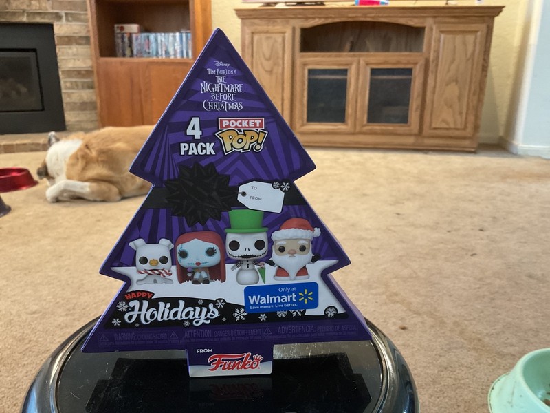 Funko Pocket Pop Holiday Nightmare Before Christmas 4 Pack Walmart Exclusive New