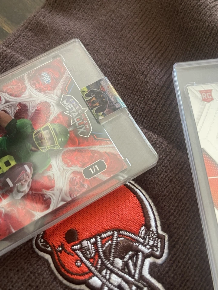 NWT Men's 47 NFL Cleveland Browns Football Winter Cap Beanie WITH FREE CARDS NFL - Image 3 of 4