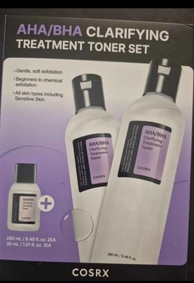 COSRX Aha/Bha Clarifying Treatment Toner Set ~ 280ml (2 Each) + 30mL (1 Each) 