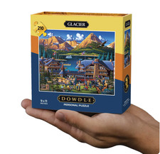 Glacier National Park Montana 210 Pc Mini Personal Jigsaw Puzzle 9x11" Dowdle
