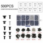 1Box Alloy Steel M2 M2.5 M3 10 Sizes Laptop Computer Notebook Repair Screws Kit
