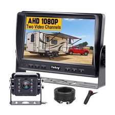 Yakry RV Backup Camera Plug and Play - No Delays 7 Inch HD 1080P Re... Fast Ship