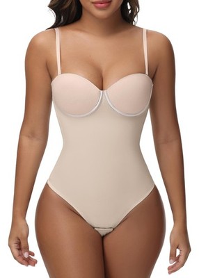 Replacement Shapewear Bodysuit for SHAPSHE- Medium, Tan, Open Box