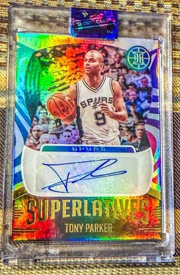 その他 TONY PARKER auto 2020-2021 Tony Parker Panini Illusions Basketball Superlatives