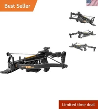 Desire XL Black Self-Cocking Crossbow - 3 Bolts Included, User-Friendly Design
