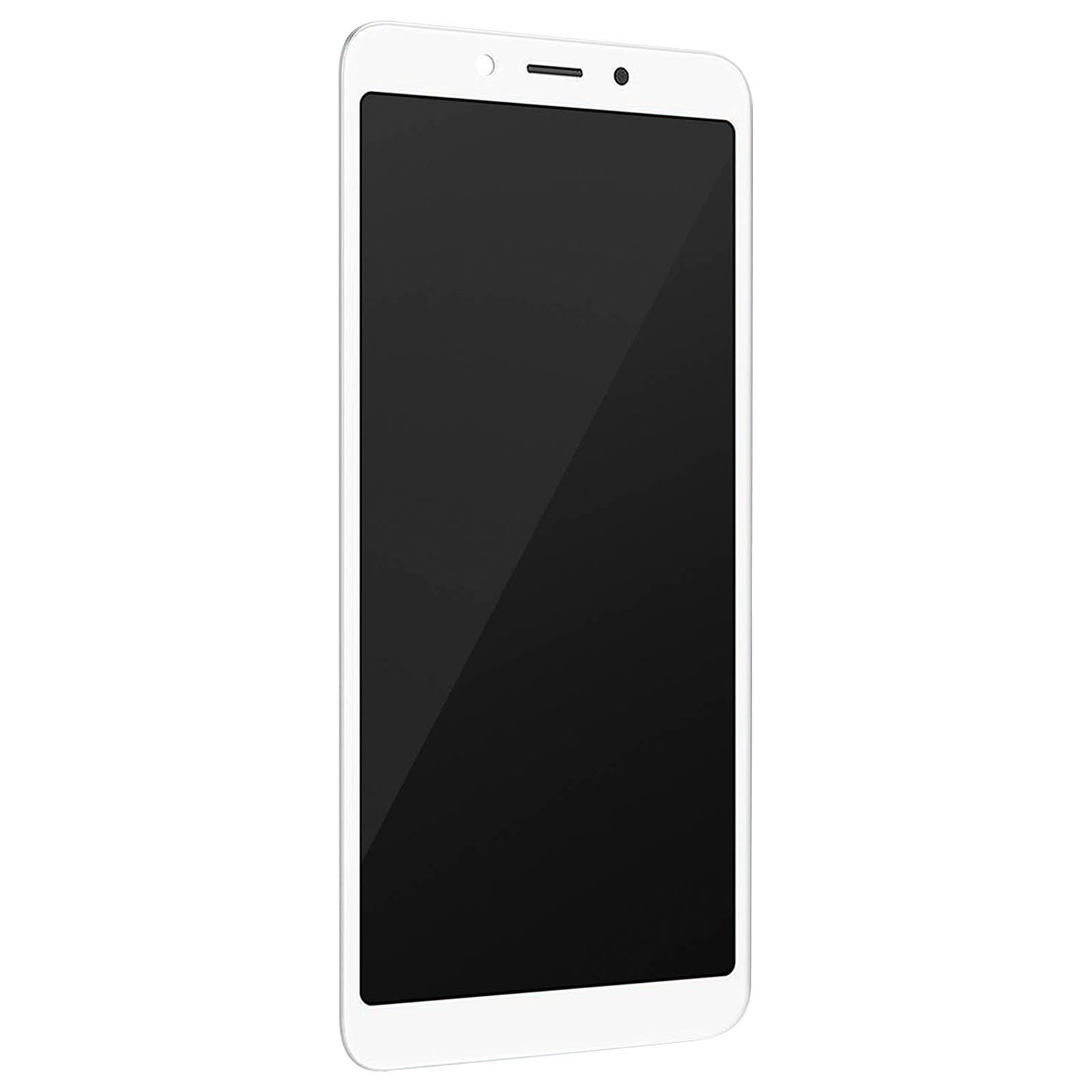 Écran Xiaomi Redmi 6A vitre tactile de remplacement bloc blanc LCD