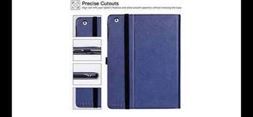 Ztotop iPad 2/3/4 Case Lightweight Slim Tri Fold Smart Stand Cover Protector Blu - Picture 13 of 14