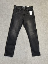 Boys Denizen From Levi's Black Skinny Jeans Size 16 Regular Pants Flex