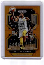 2022 Panini Prizm WNBA #151 Brittney Sykes Orange #/49