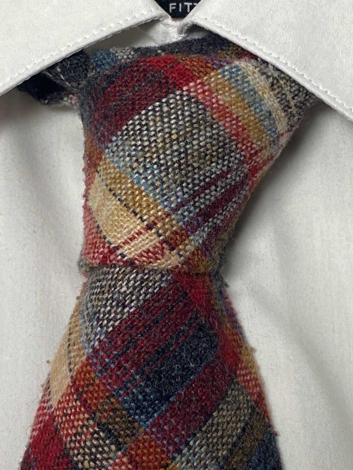Multicolor Plaid and checks  multi pattern Wool b… - image 2