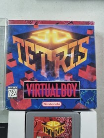 3D Tetris Nintendo Virtual Boy 1996 Authentic Complete with Manual CIB