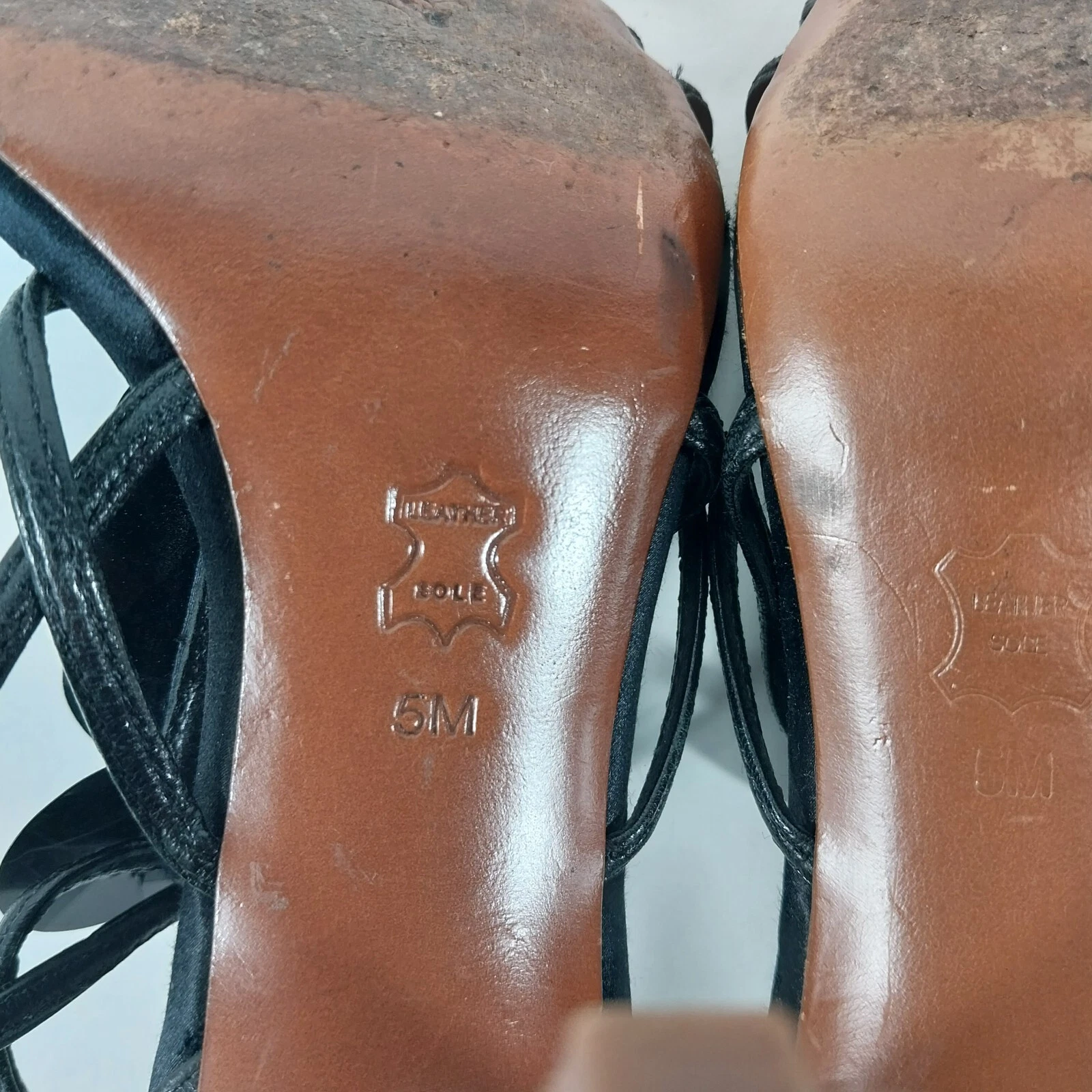 TORY BURCH Sandali 5 Emmanuelle neri tacco alto cinturino stiletto paillettes fiori