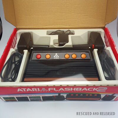 Atari Flashback 2 Launch Edition Black Plug & Play Retro TV Game